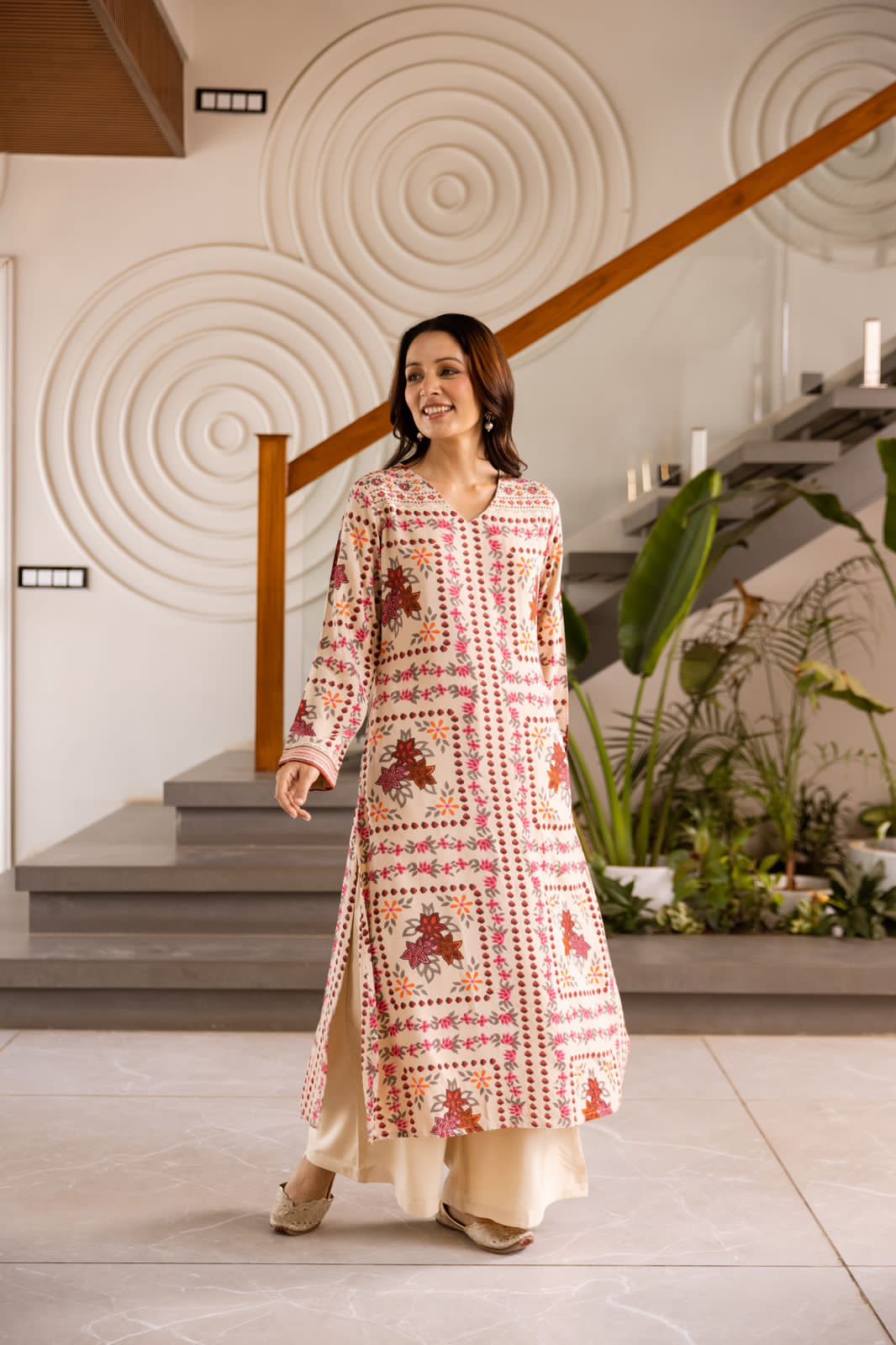 Aafreen Rayon HandEmbroidered Plazo Set - Image 13