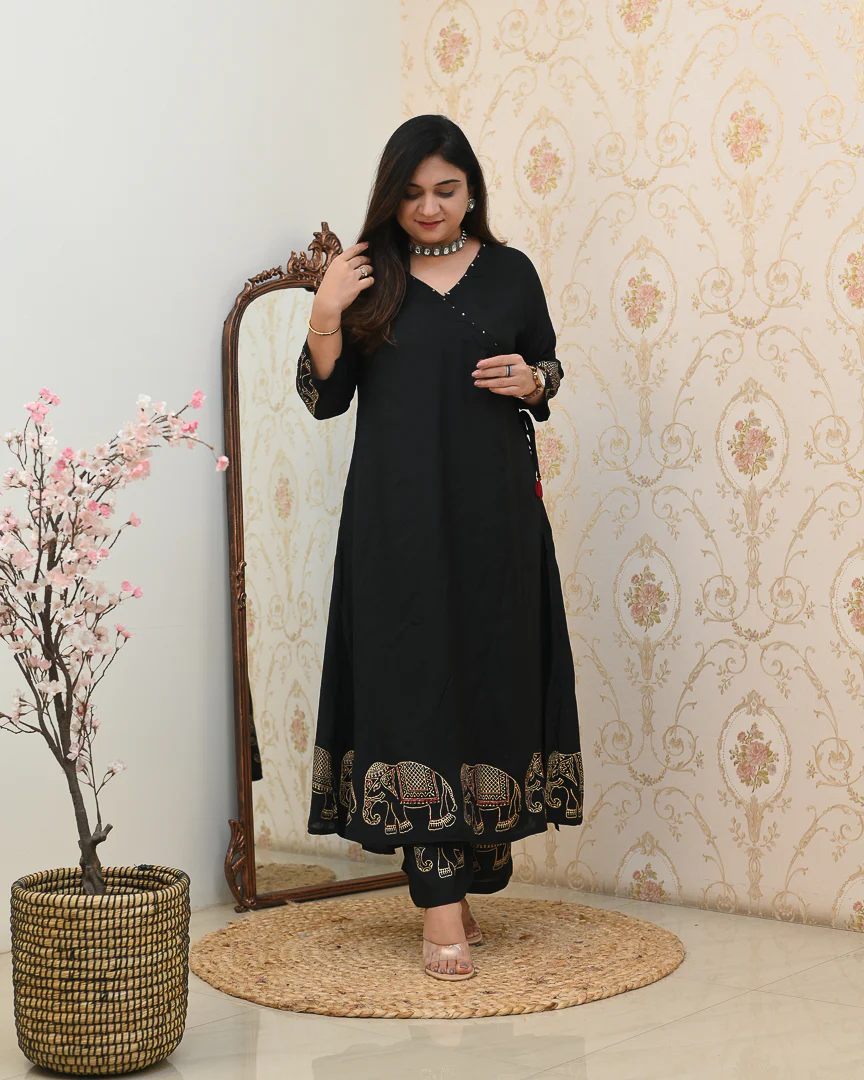 Aashna Muslin A-line plazo Coord Set - Image 14