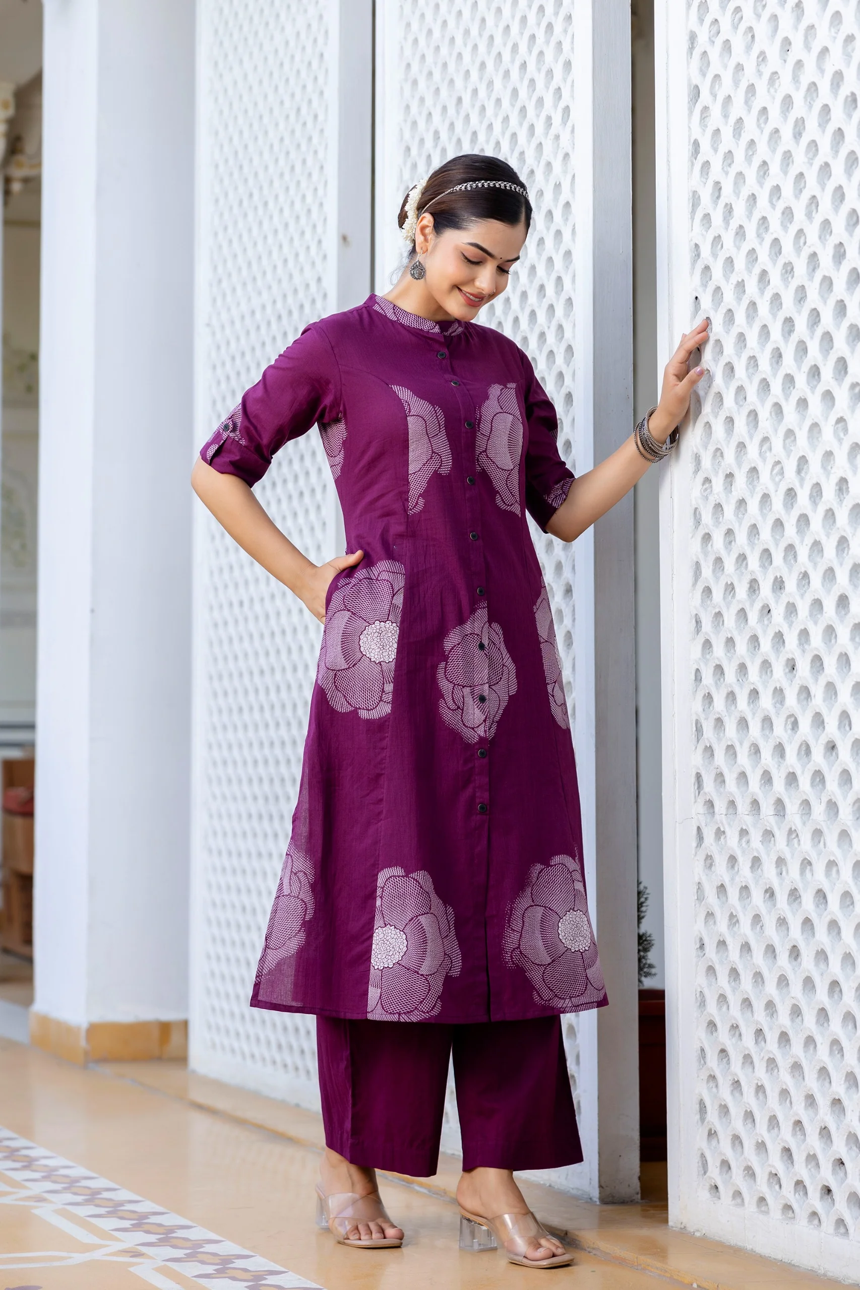 Arvika Cotton A-line Coord Set