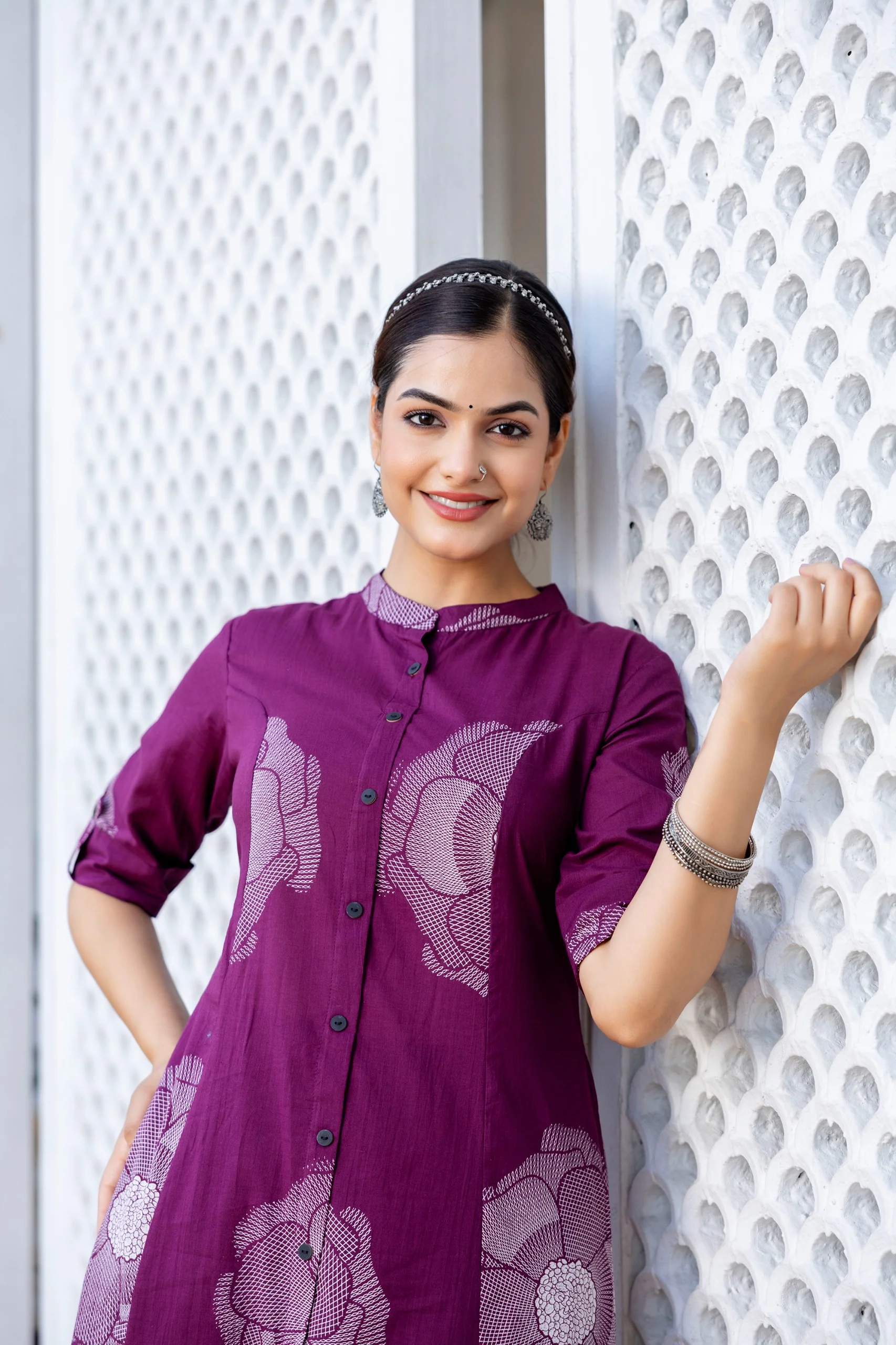 Arvika Cotton A-line Coord Set - Image 2
