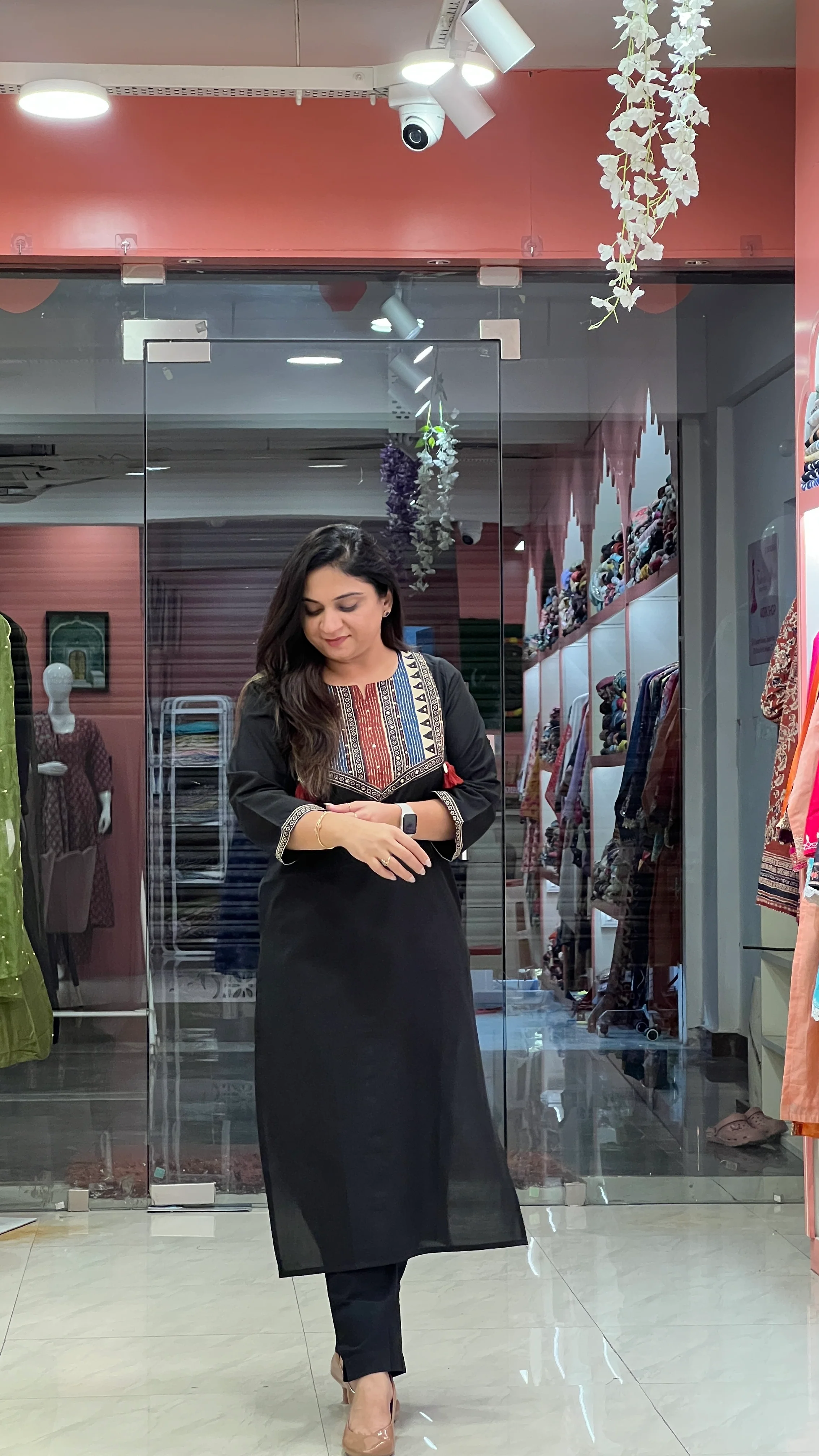 Cotton Solid Casual Straight Kurta - Image 6