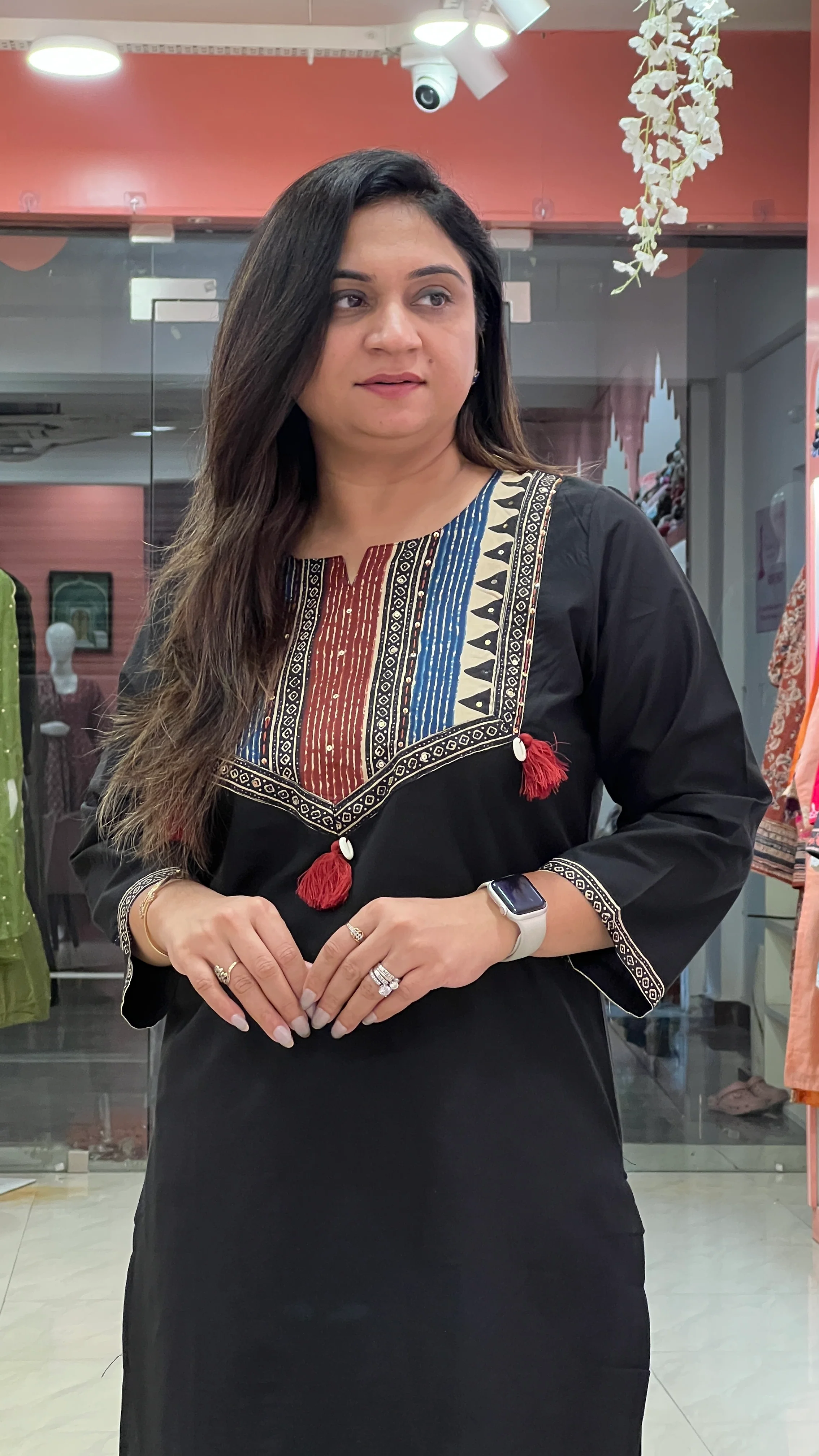 Cotton Solid Casual Straight Kurta - Image 9