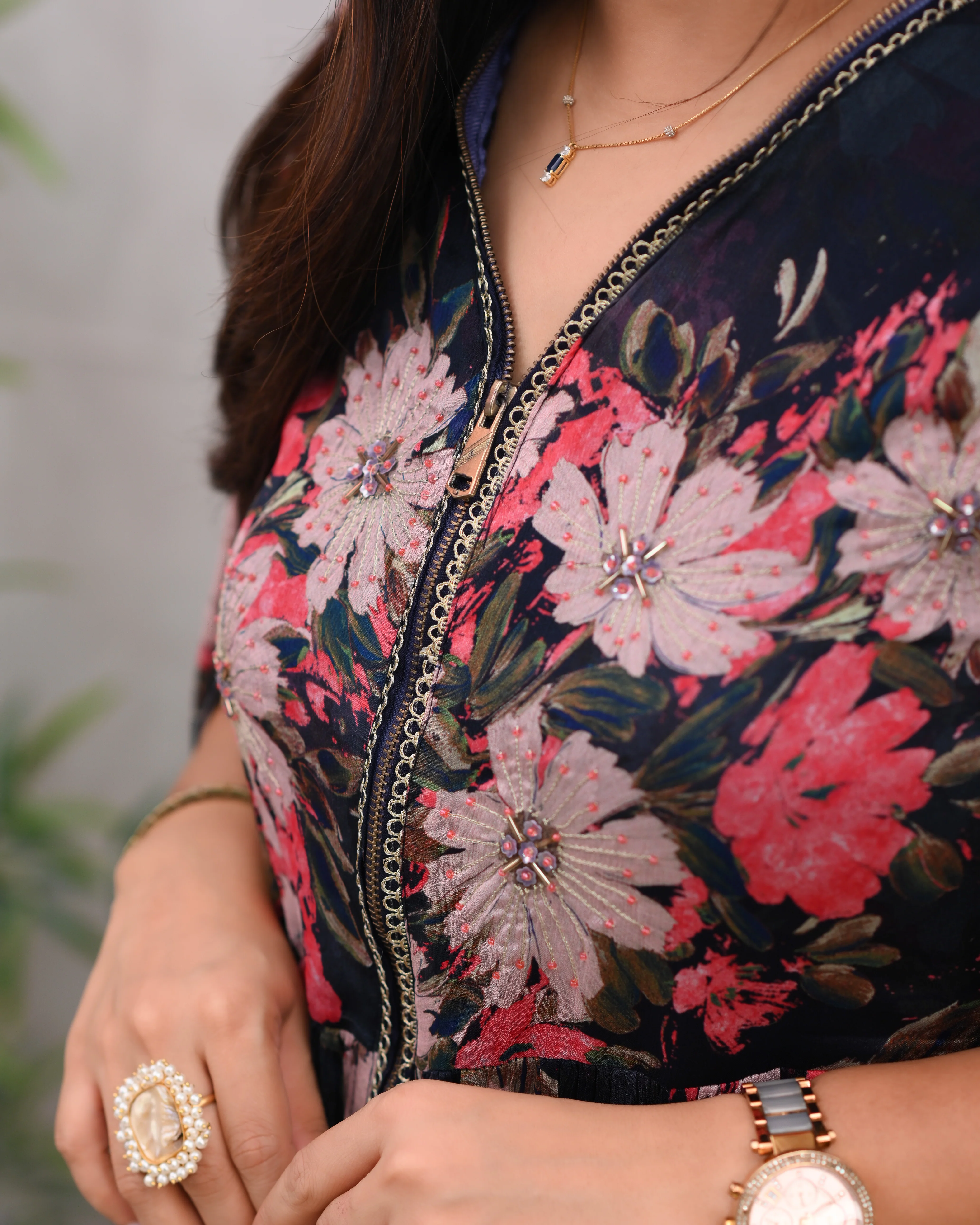 Eila Chinnon HandEmbroidered Indowestern Set - Image 8