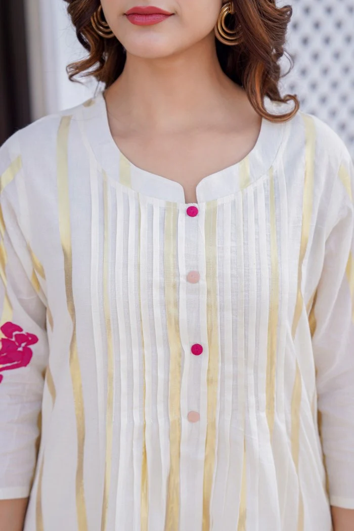 Felza Cotton A-line Pant Set - Image 9