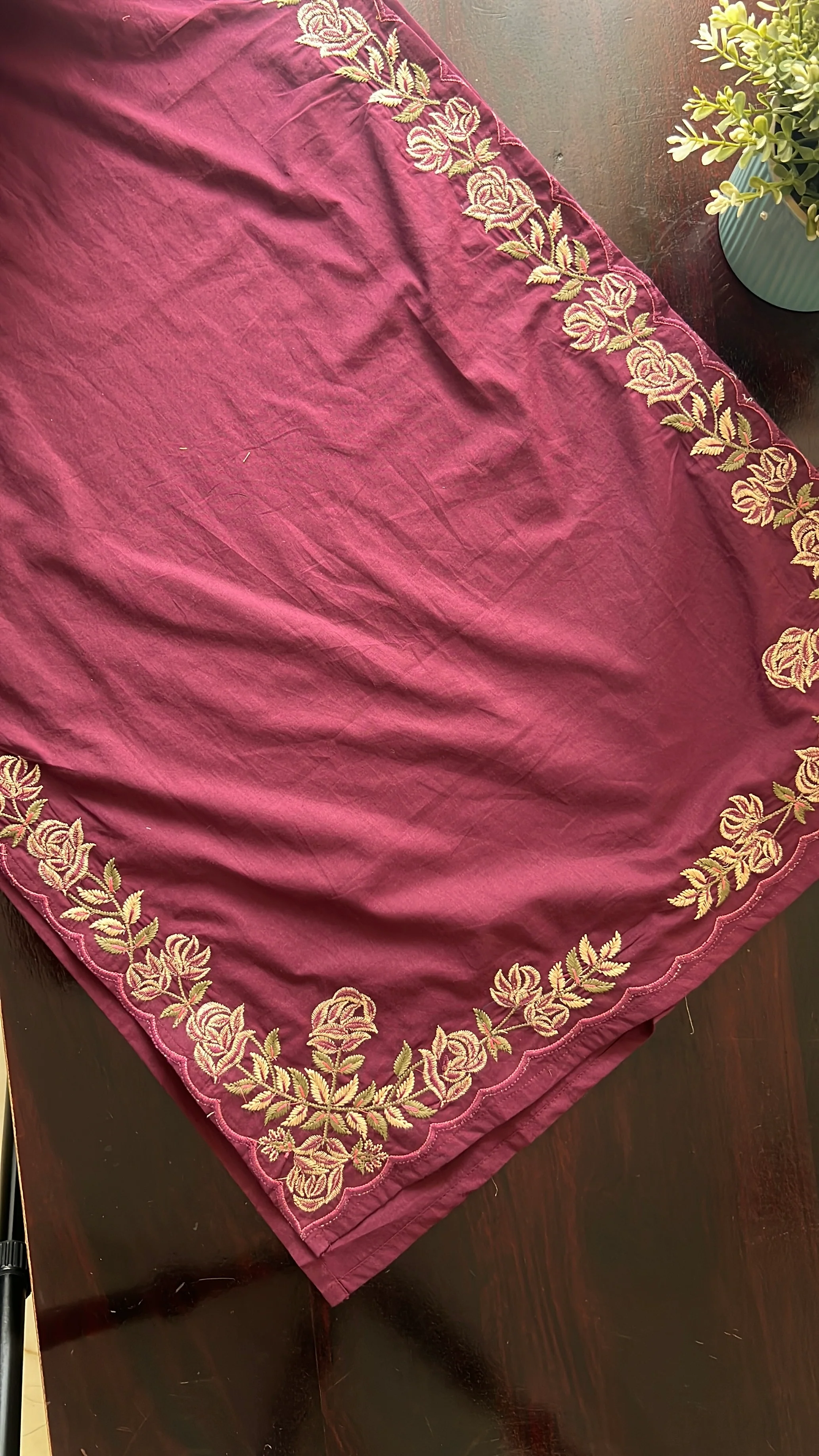 Gargi Premium Cotton Embroidered Pant set - Image 5