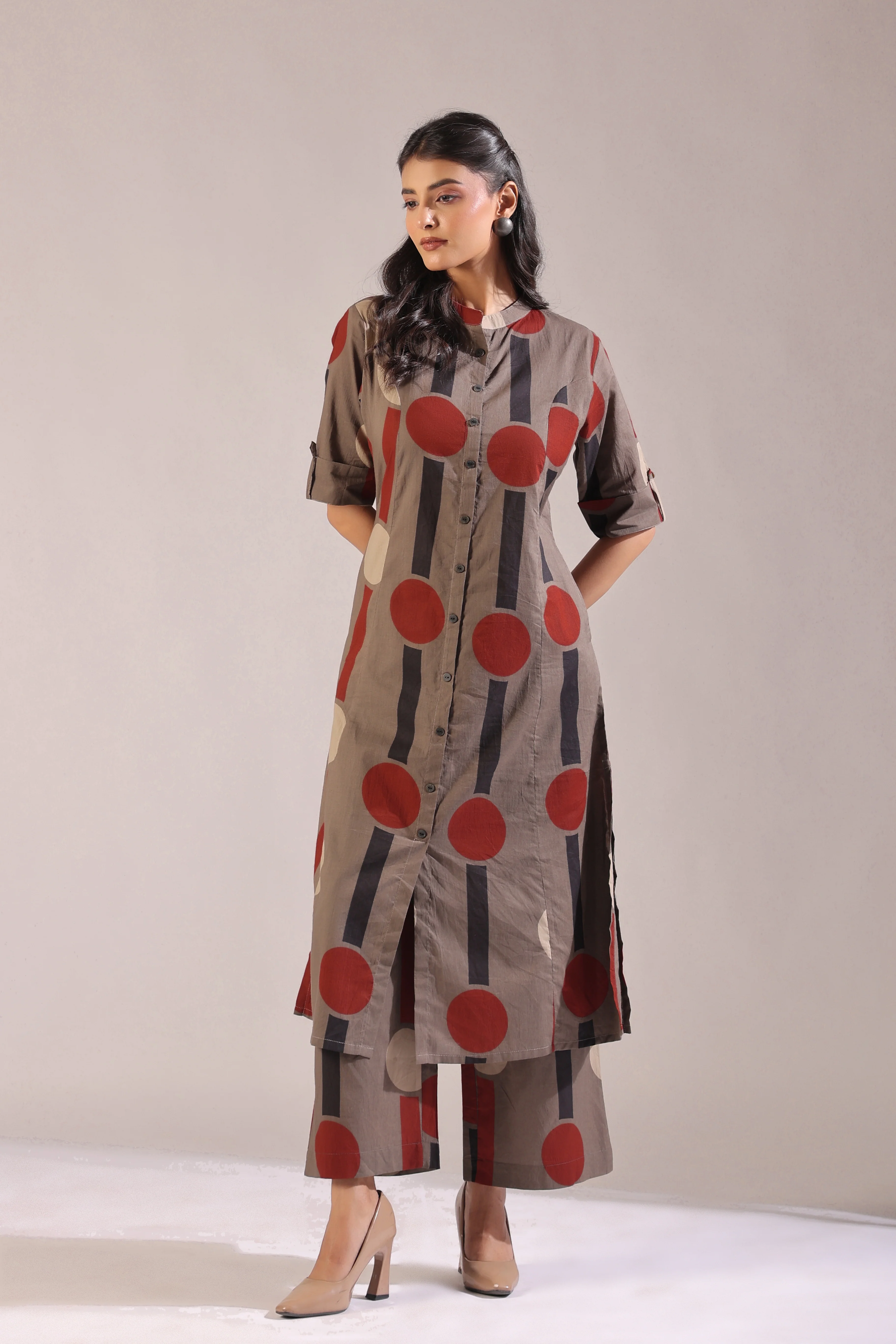 Gauri Cotton Cotton A-line Coord Set - Image 5