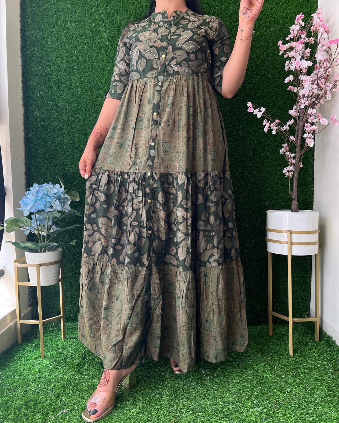 Ilivia Muslin Long Dress - Image 4