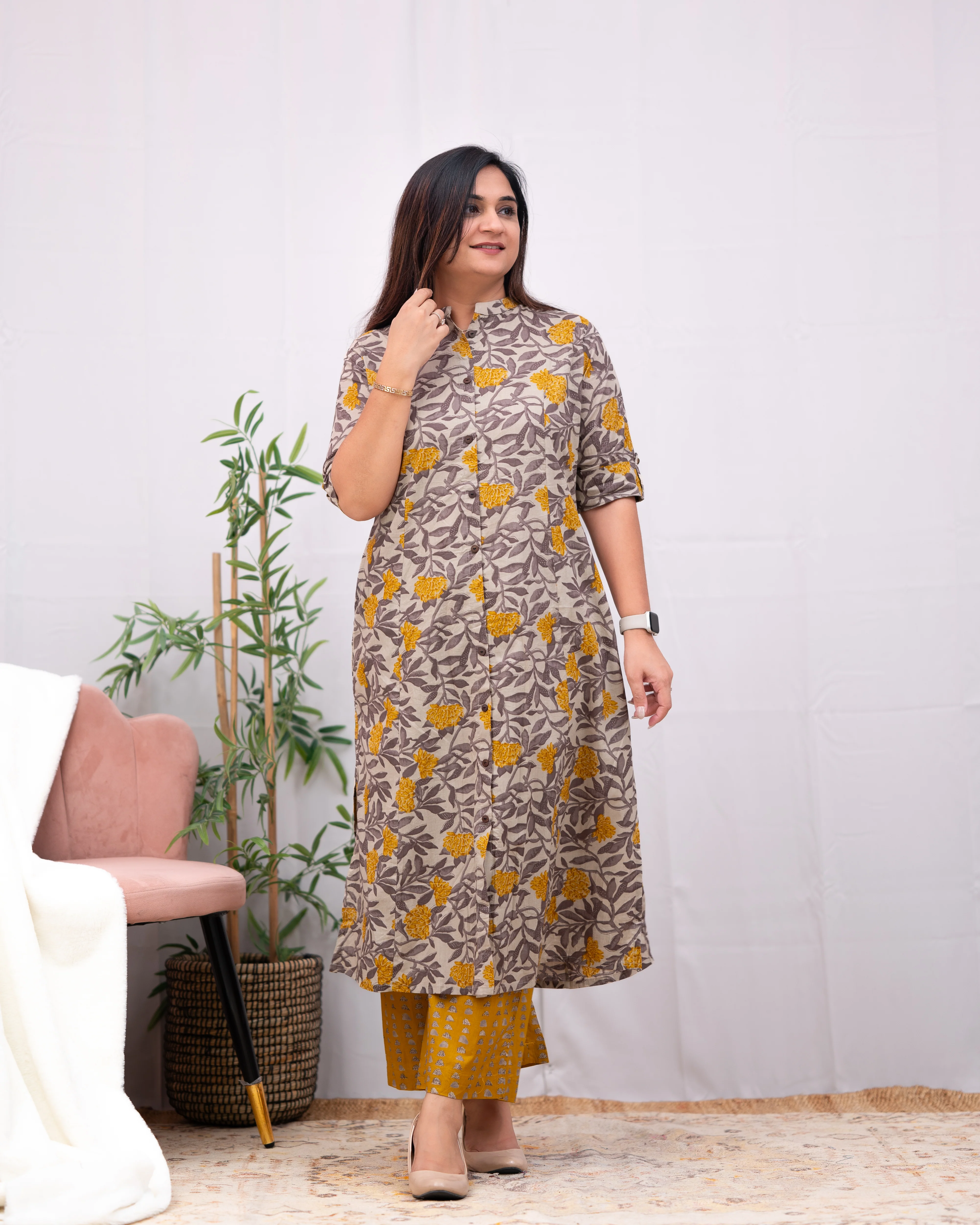 Jamia Floral Cotton Coord set - Image 6