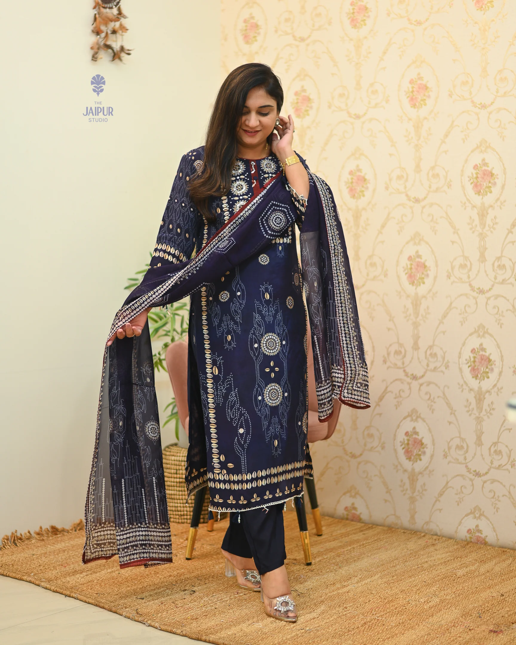 Joshina Premium Muslin Hand Embroidered Pant Set