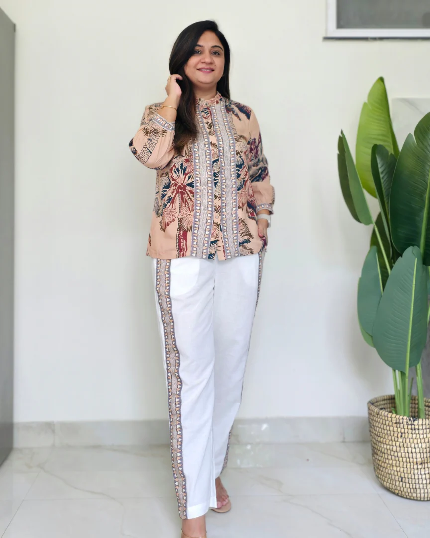 Nyasa Trendy Cotton Printed Coord Set