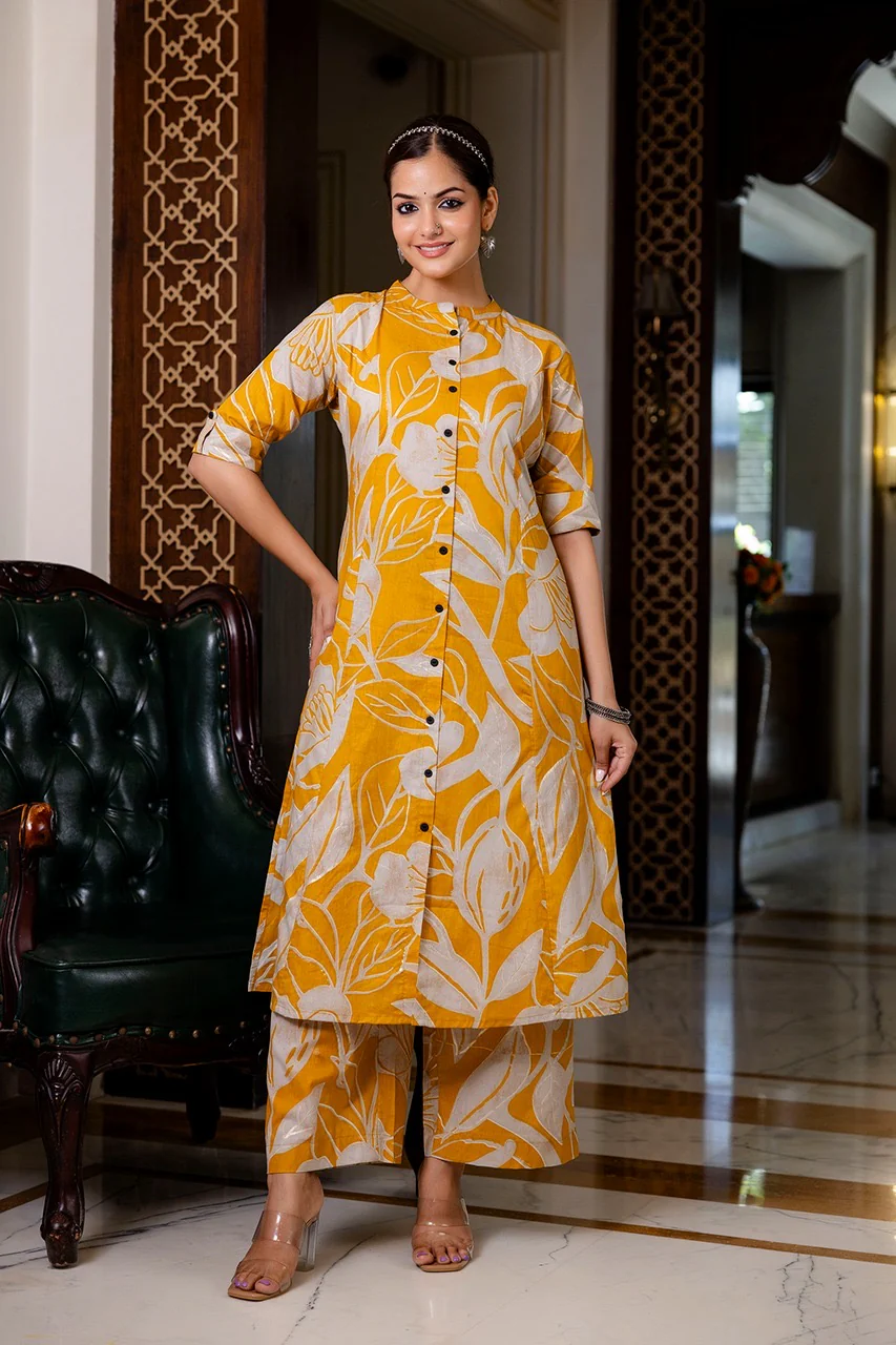 Premium Cotton Silk Casual Coord Set - Image 12