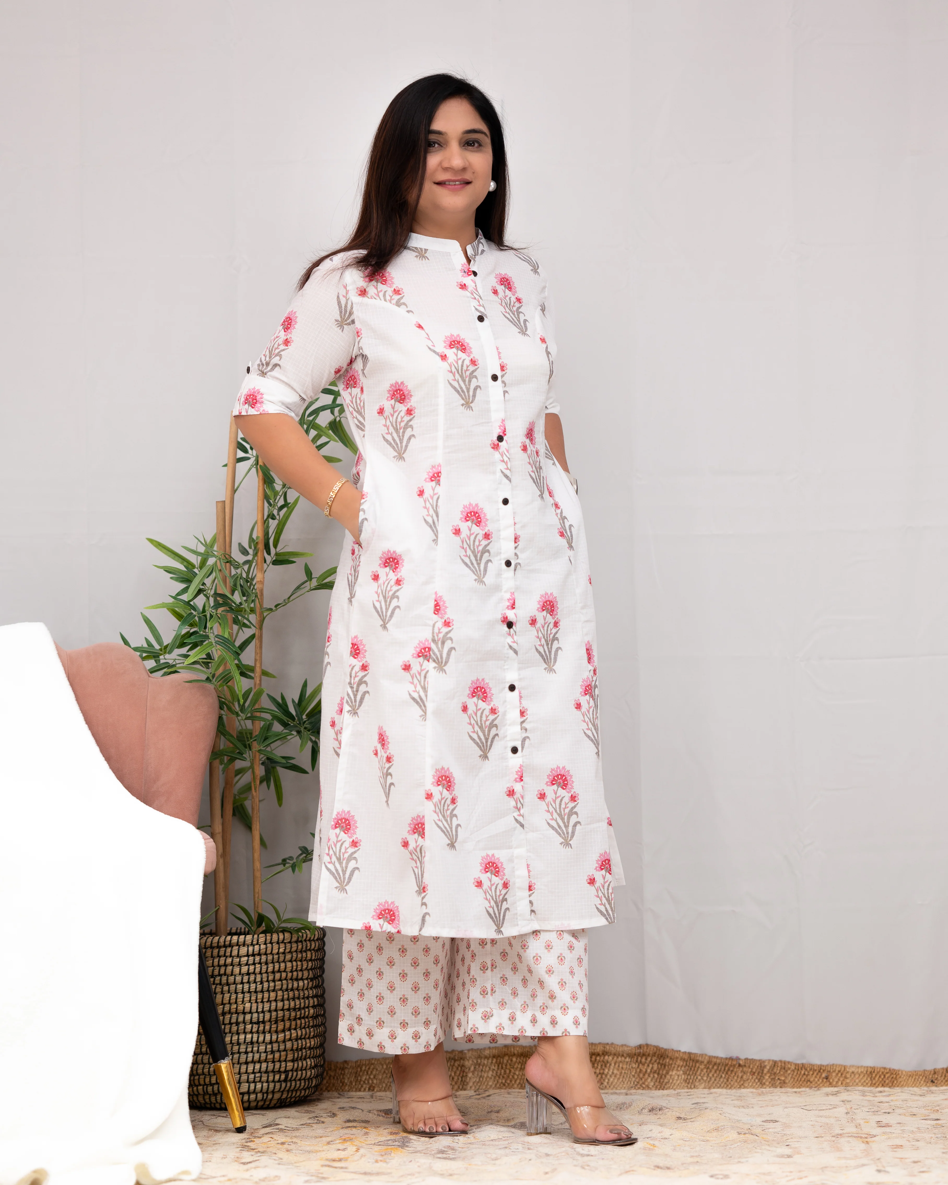 Rose Summerish Cotton Coord set - Image 11