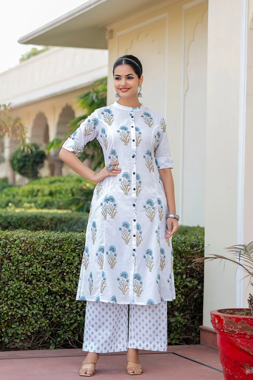Rose Summerish Cotton Coord set - Image 12
