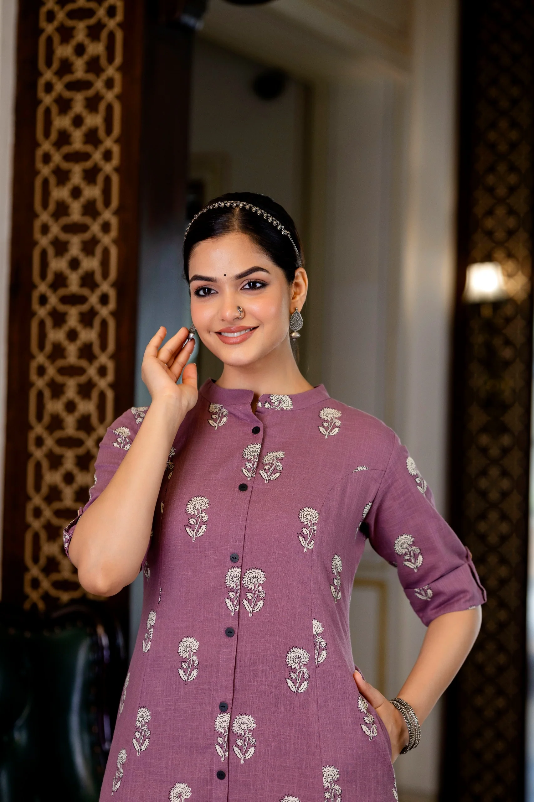 Simran Cotton A-line Coord Set - Image 4