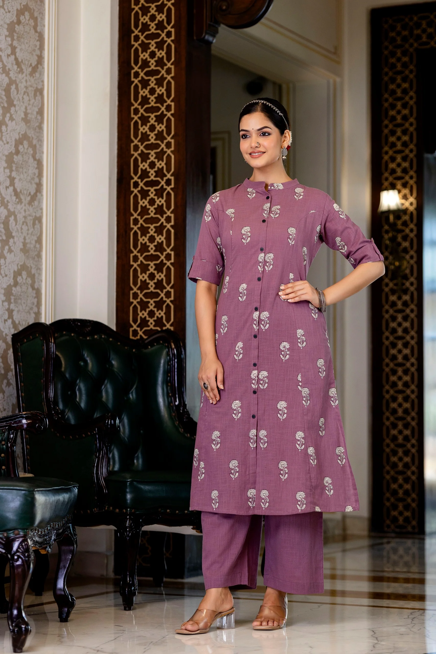 Simran Cotton A-line Coord Set - Image 6