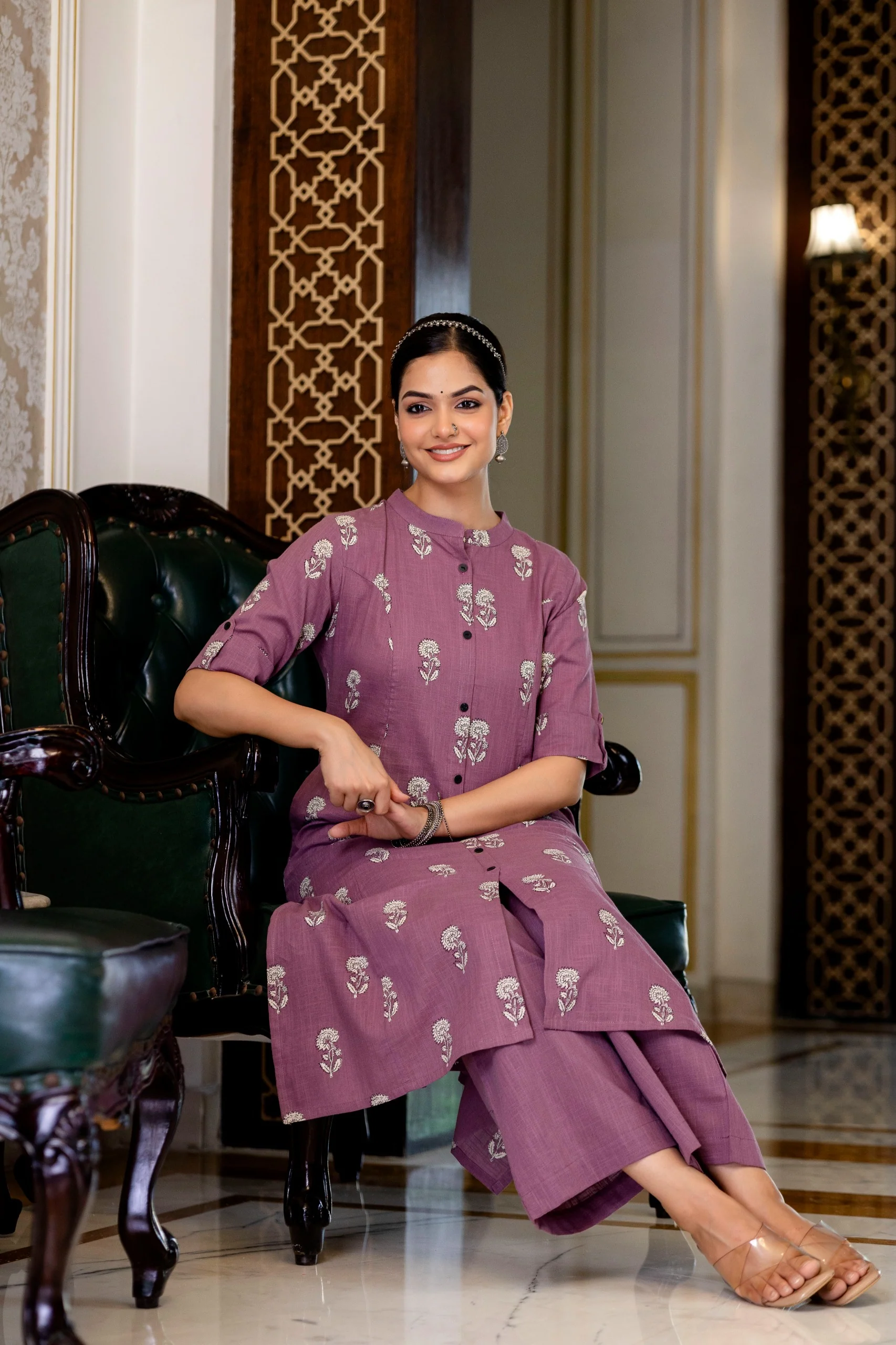Simran Cotton A-line Coord Set - Image 7