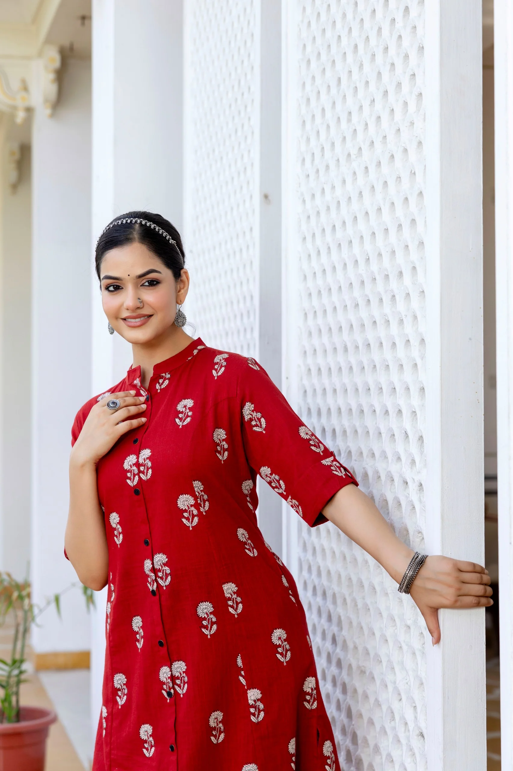 Simran Cotton A-line Coord Set - Image 5