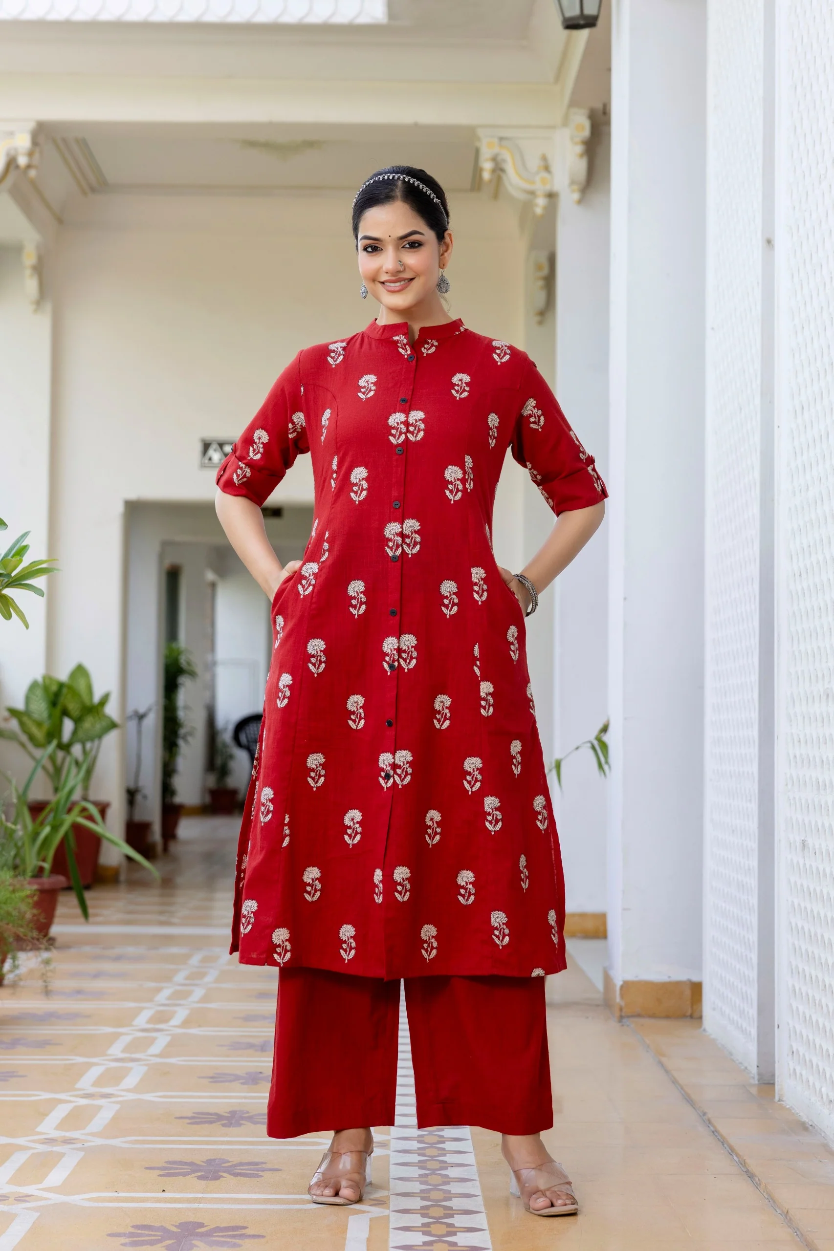 Simran Cotton A-line Coord Set - Image 6