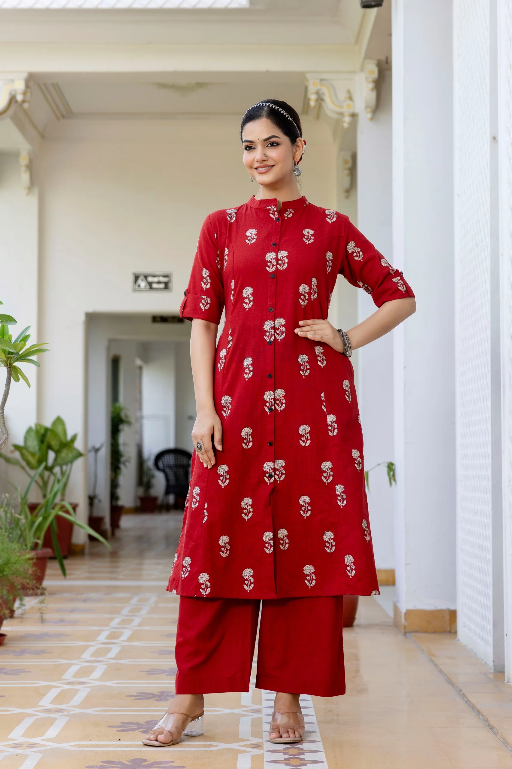 Simran Cotton A-line Coord Set - Image 7