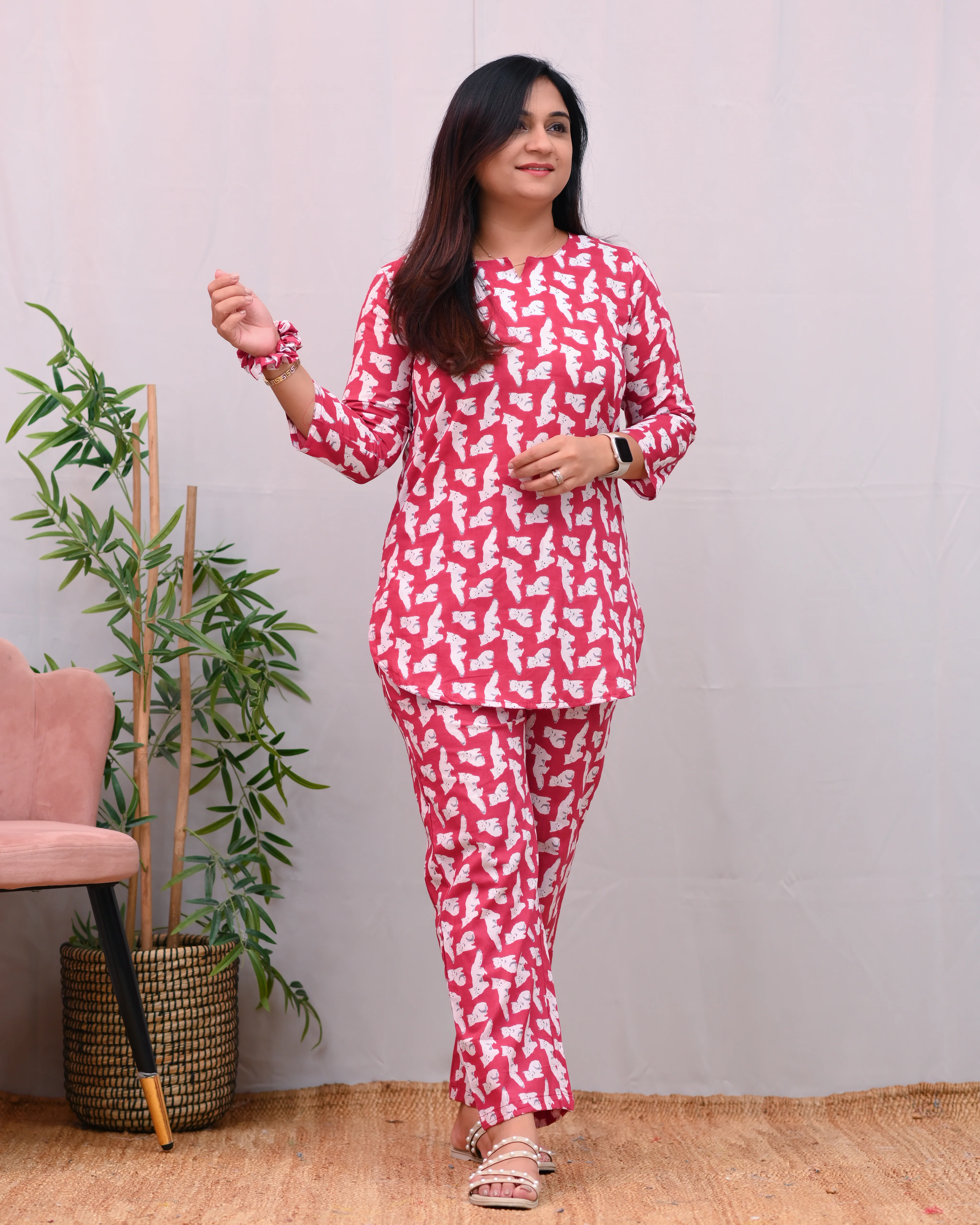 Sukoon Printed Cotton Coord Set - Image 10