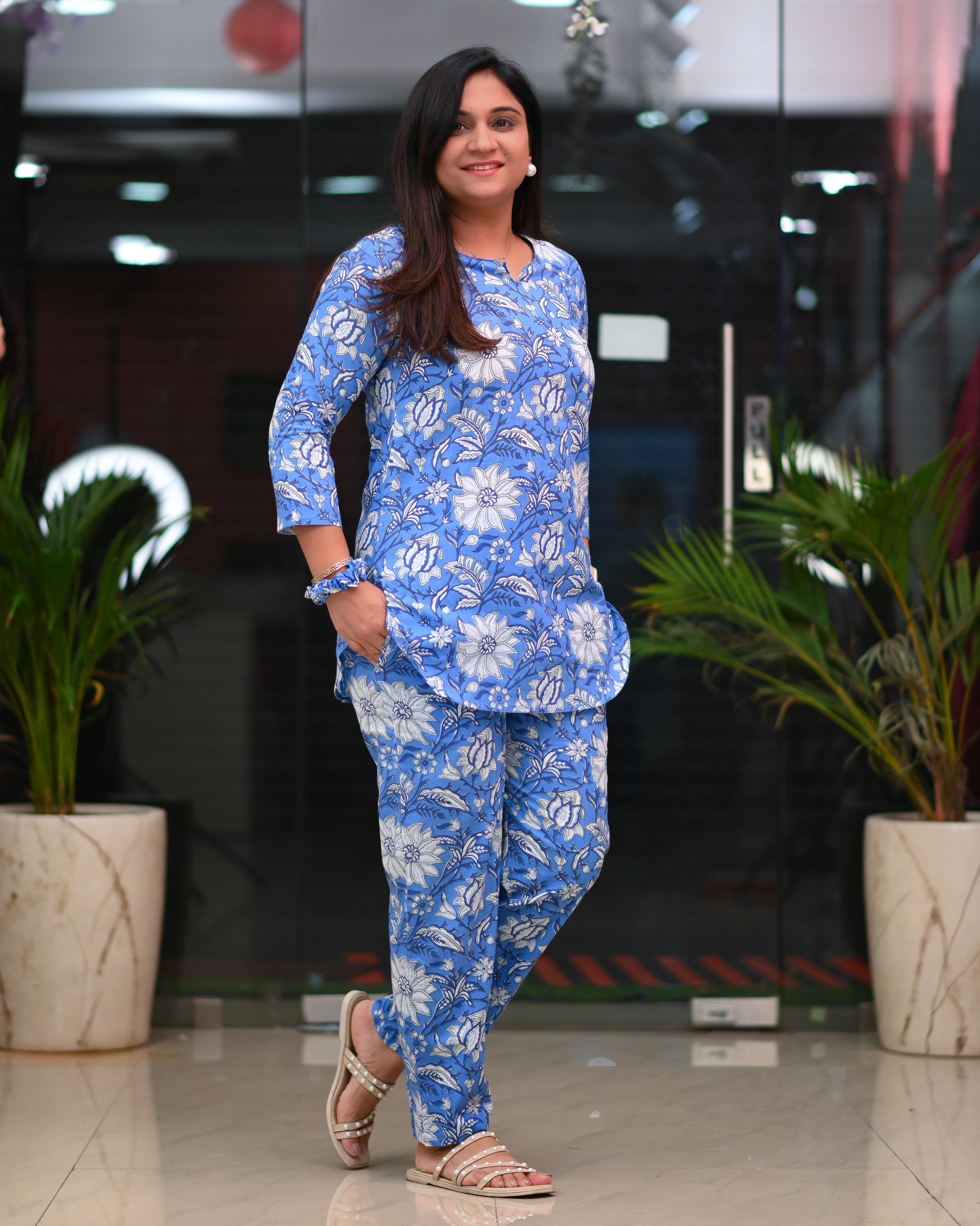 Sukoon Printed Cotton Coord Set - Image 12