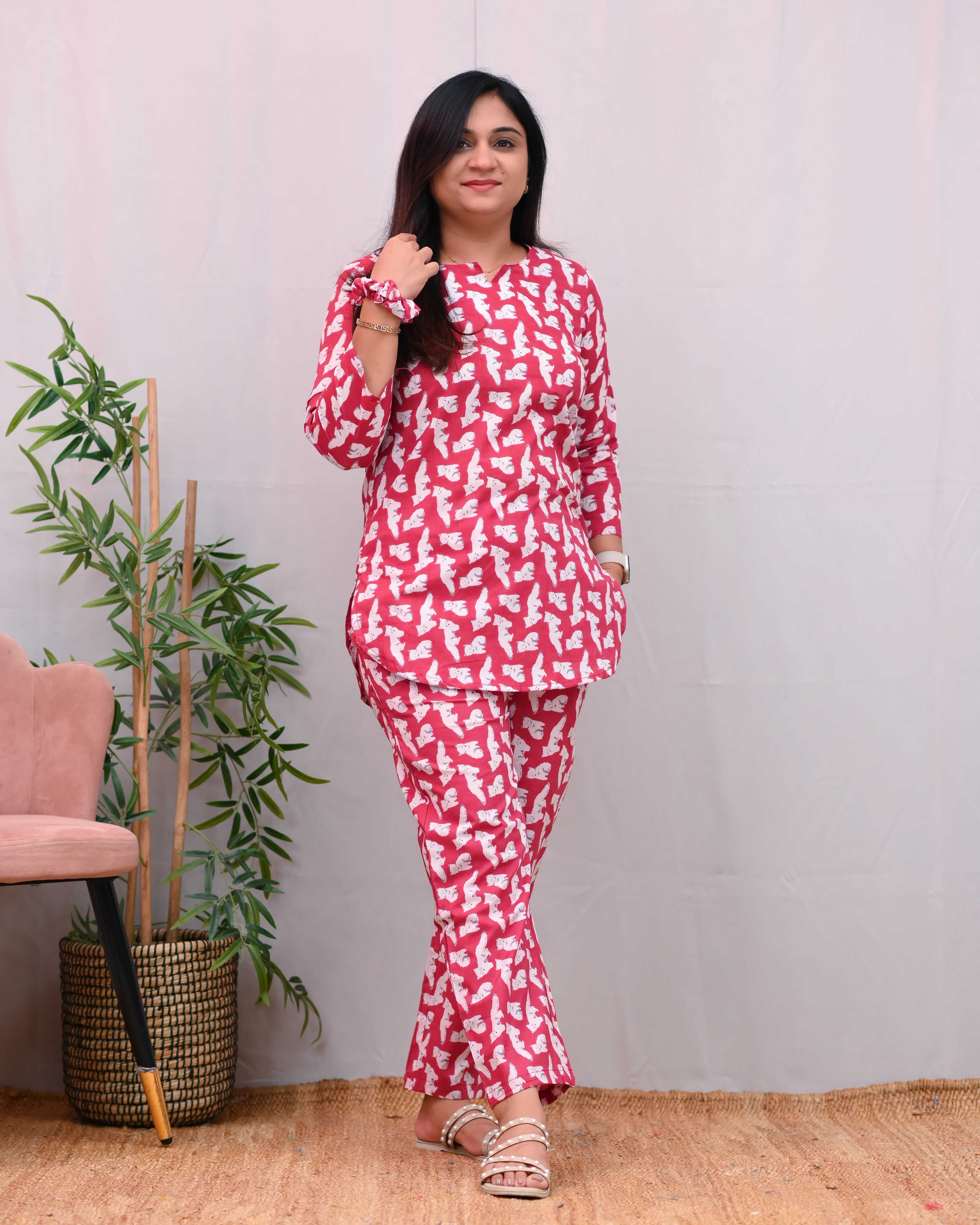 Sukoon Printed Cotton Coord Set - Image 14