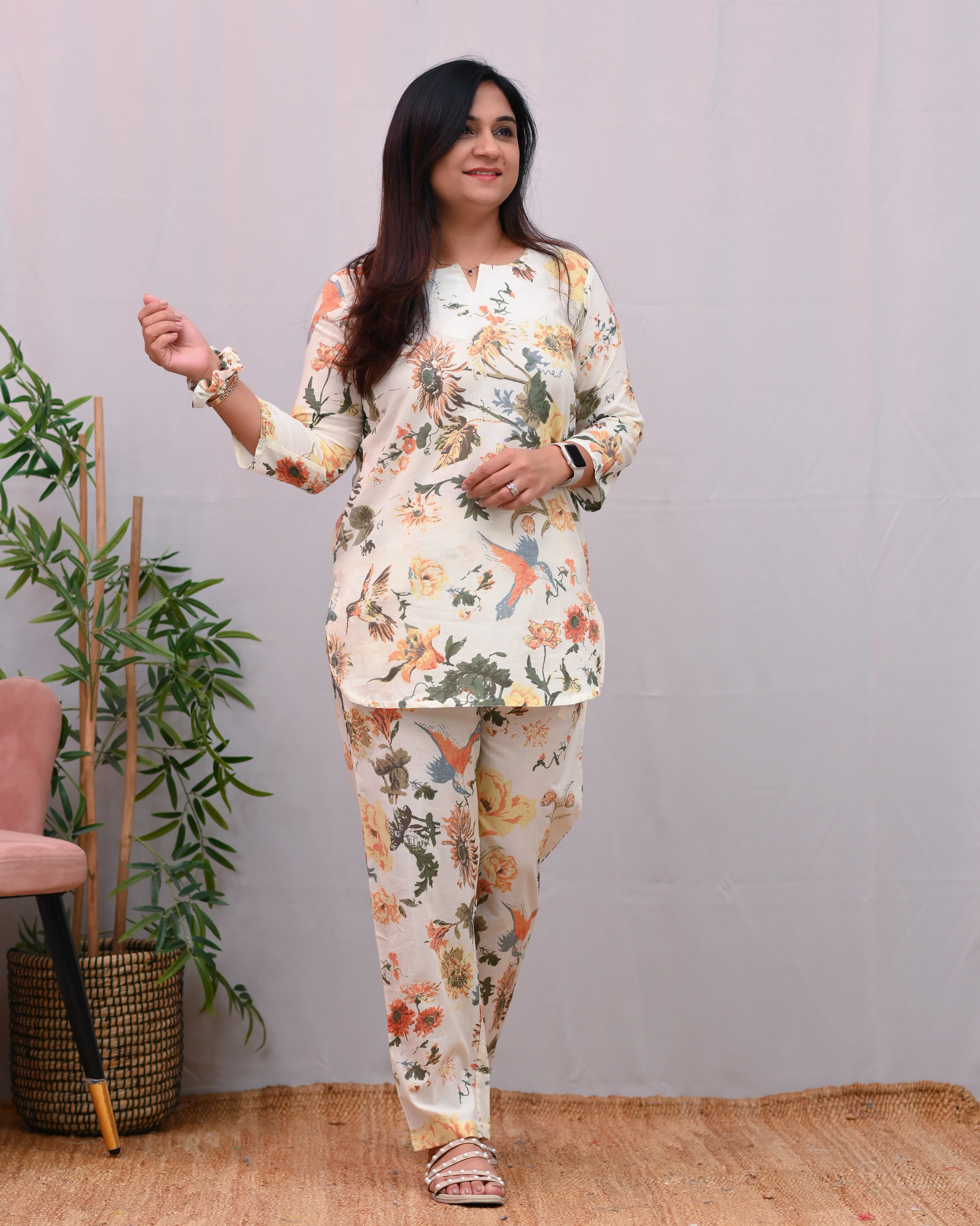 Sukoon Printed Cotton Coord Set - Image 15