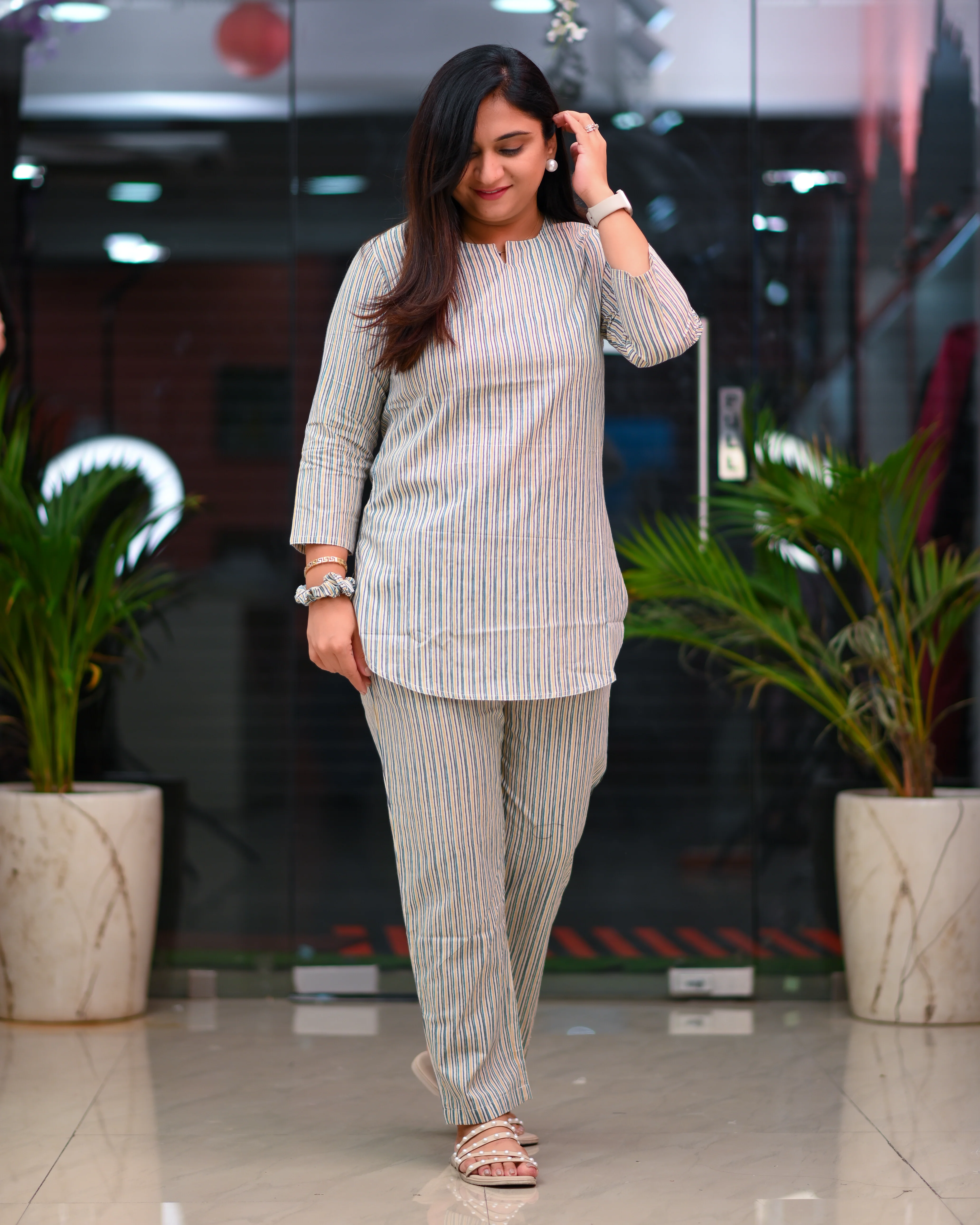Sukoon Printed Cotton Coord Set - Image 2