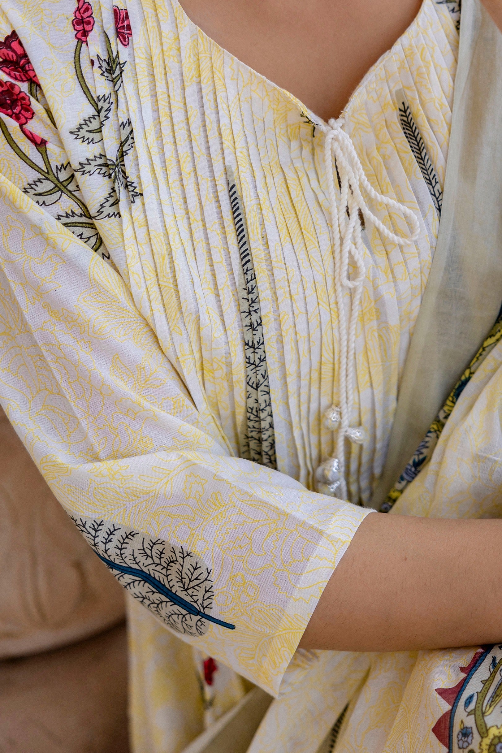 Sumira Handblock Premium Cotton Pant Set - Image 19