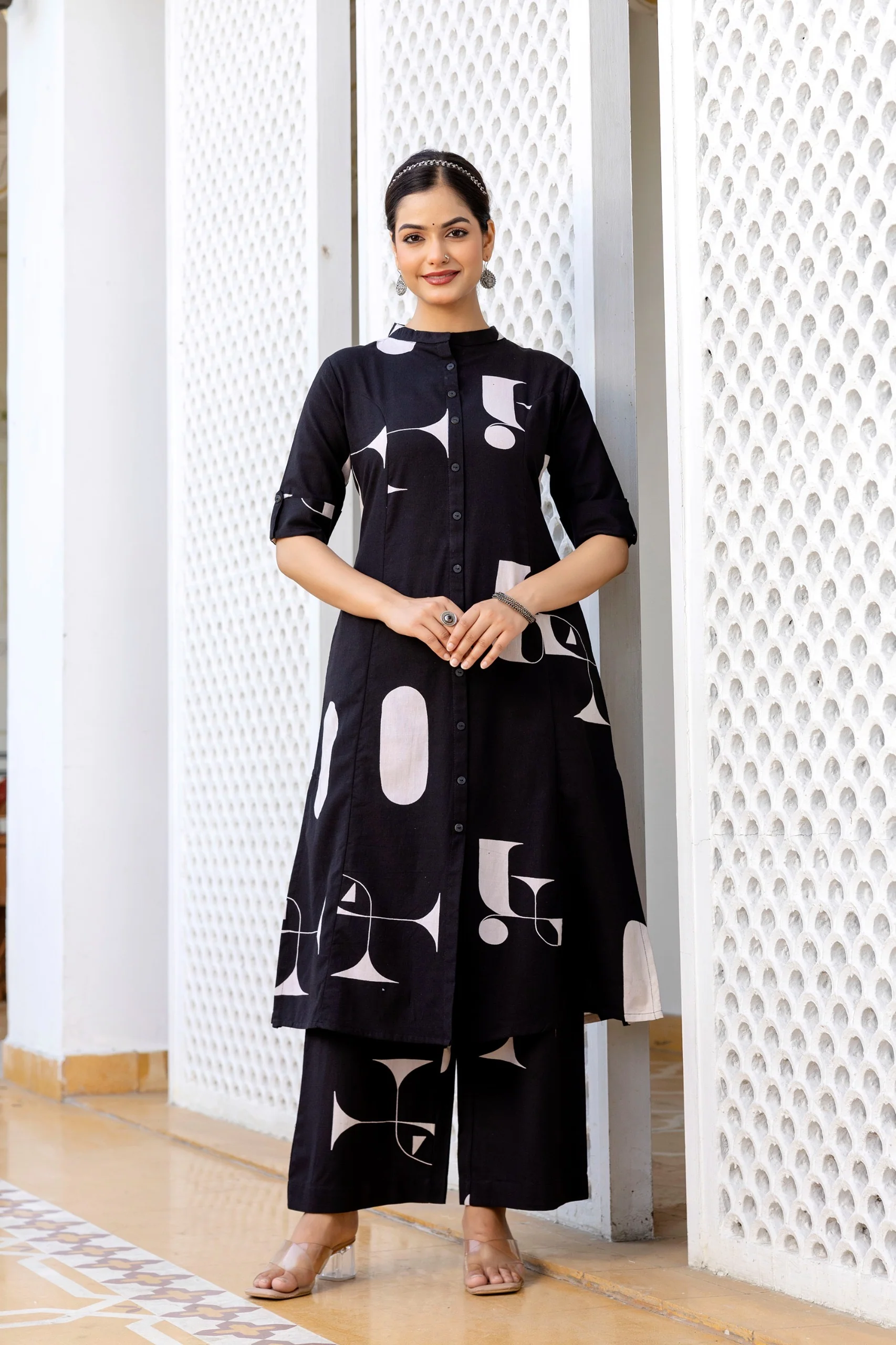 Varisha Cotton A-line Coord Set - Image 9