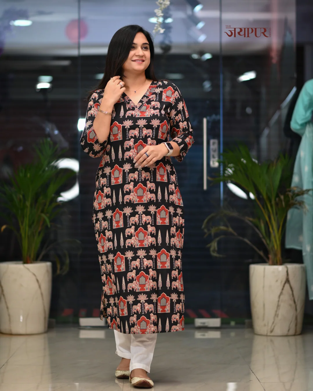 Zoya Casual Cotton straight Kurta - Image 11